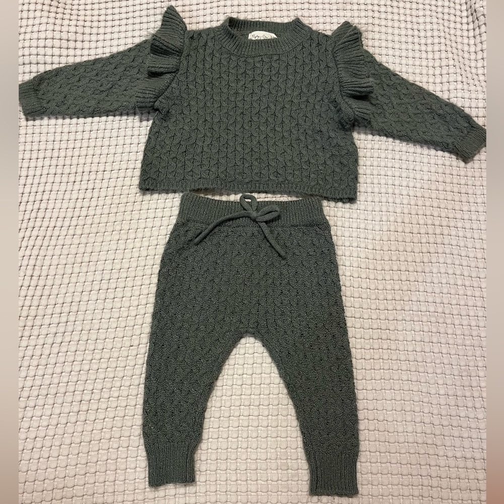 Rylee & Cru La Reina Sweater & Gable Pant- Marine